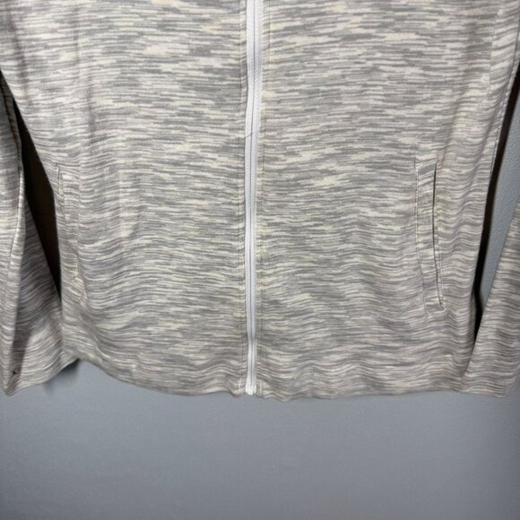 Columbia Wisconsin Badgers Lightweight Zip Up Scuba Neck Hoodie Small Gray - Picture 4 of 10